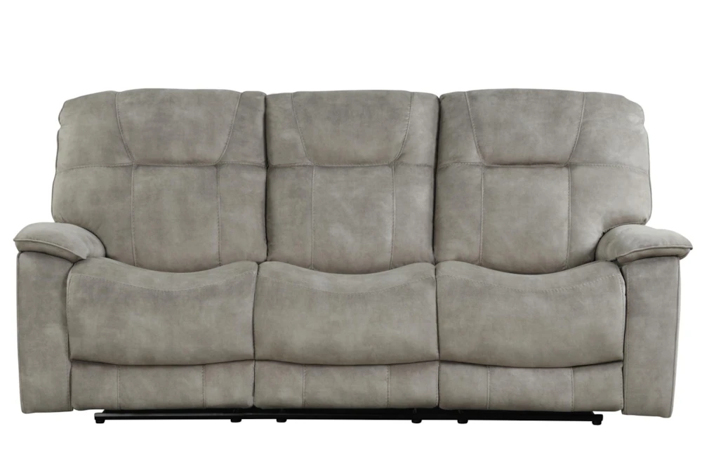 Dax Natural 86" Manual Triple Reclining Sofa