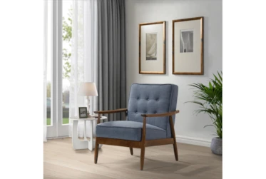 Penny Cornflower Accent Chair