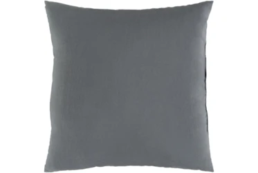 Outdoor Accent Pillow-Medium Grey Solid 20X20
