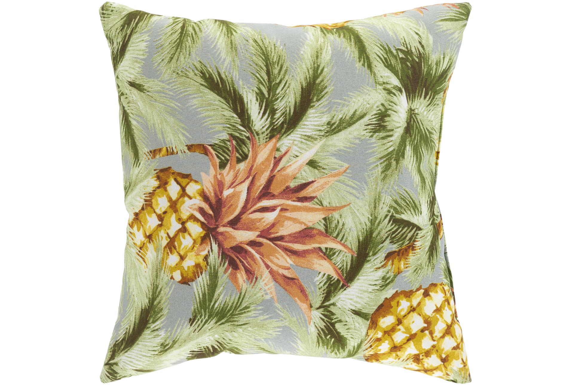 16x16 Multicolor LongshanksTees Hawaiian King Throw Pillow
