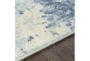 5'3"X7'3" Outdoor Rug-Ivory & Navy Abstract - Side