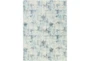 5'3"X7'3" Outdoor Rug-Ivory & Navy Abstract - Signature