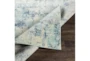 8'10"X12' Outdoor Rug-Ivory & Navy Abstract - Detail