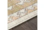 7'10X10' Outdoor Rug-Ivory Background Global Multi - Side