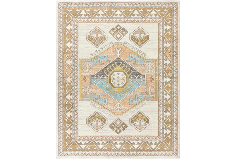 7'10X10' Outdoor Rug-Ivory Background Global Multi - 360