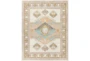 7'10X10' Outdoor Rug-Ivory Background Global Multi - Signature
