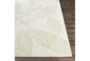 5'3"X7'3" Outdoor Rug-Grass Green Palm Leaves - Material