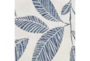 7'10X10' Outdoor Rug-Dark Blue Palm Leaves - Detail
