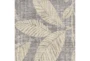 8'10"X12' Outdoor Rug-Butter Yellow Palm Leaves - Detail