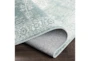 5'3"X7'3" Outdoor Rug-Green With Blue Diamond - Detail