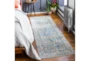 2'7"X7'3 Outdoor Rug-Charcoal Multi Muted Design - Room