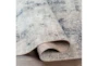 5'3"X7' Outdoor Rug-Blue/Grey/Cream Abstract - Detail
