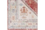 5'3"X7' Outdoor Rug-Bold Red With Blue Global - Detail