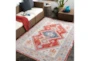 5'3"X7' Outdoor Rug-Bold Red With Blue Global - Room