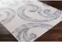 7'10"X10' Outdoor Rug-Blue & Ivory Tradtional Paisley - Detail