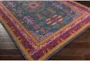 5'3"X7'3" Rug-Blue & Red Traditional - Detail