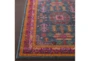 7'8"X10'2" Rug-Blue & Red Traditional - Material