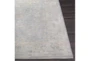 2'X3' Rug-Light Grey/Charcoal Fringed - Material