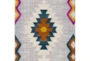 5'3"X7' Outdoor Rug-Multicolored Streamlined Diamonds - Detail
