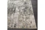 6'6"X9'5" Rug-Grey & Silver Abstract - Material