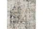 7'8"X10'2" Rug-Grey & Silver Abstract - Detail