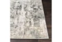 6'6"X9'5" Rug-Silver & Tan Abstract - Material
