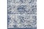 5'3"X7'1" Rug-Navy & Cream Traditional - Detail