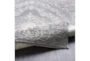 2'6"7'6" Rug-Grey Floral Sheen - Detail