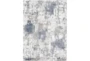 7'8"X10'3" Rug-Blue/Grey Abstract - Signature
