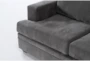 Bonaterra Charcoal 127" 2 Piece Sectional With Right Arm Facing Chaise  - Detail