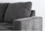 Bonaterra Charcoal 127" 2 Piece Sectional with Left Arm Facing Sofa Chaise - Detail