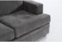 Bonaterra Charcoal 127" 2 Piece Sectional With Left Arm Facing Chaise  - Detail