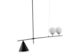 47.2X59.1 Island Black Chandelier With Geometric Shapes - Detail