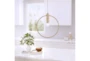 15.7X17.7 Bulb In Gold Circle Pendant - Room