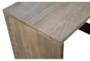 Metal + Wood Pinwheel Desk - Detail