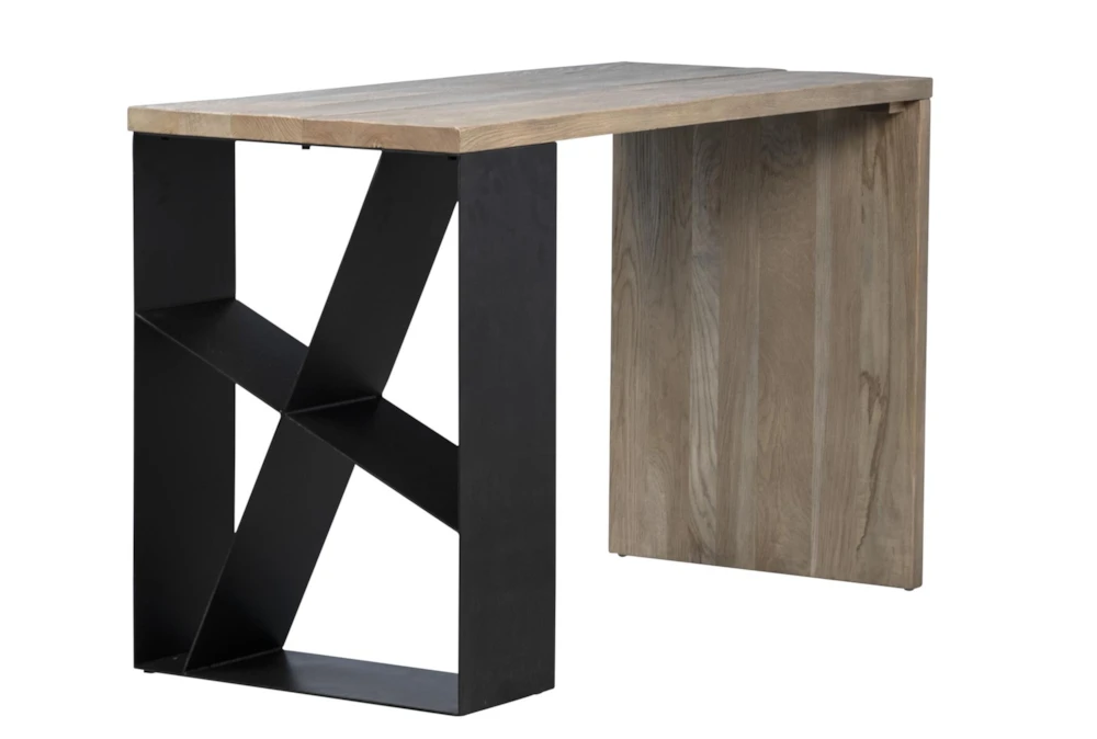 Metal + Wood Pinwheel Desk