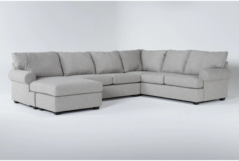 Hampstead Dove 140" 2 Piece Sectional With Left Arm Facing Chaise  - 360