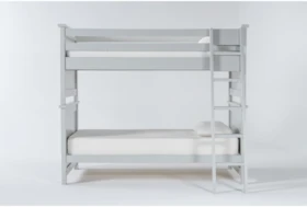 Mateo Grey Twin Over Twin Bunk Bed