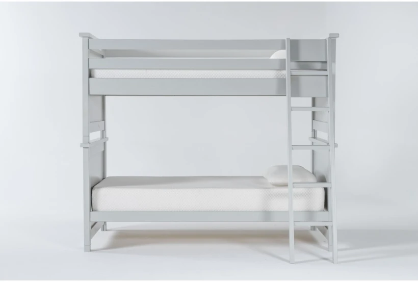 Mateo Grey Twin Over Twin Bunk Bed - 360