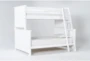 Mateo White Twin Over Full Bunk Bed - Side