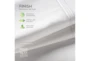 Premium Bamboo White Standard Pillowcase Set - Detail