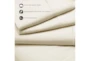 Luxury Microfiber White Full Sheet Set - Detail