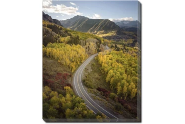 40X50 The Road Less Traveled With Gallery Wrap Canvas