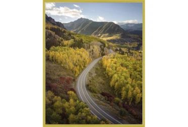 42X52 The Road Less Traveled With Gold Frame