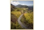 42X52 The Road Less Traveled With Gold Champagne Frame - Signature