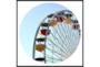 38X38 Ferris Wheel With Black Frame  - Signature