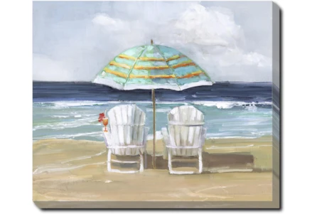24X20 Beach Chairs With Gallery Wrap Canvas - Main