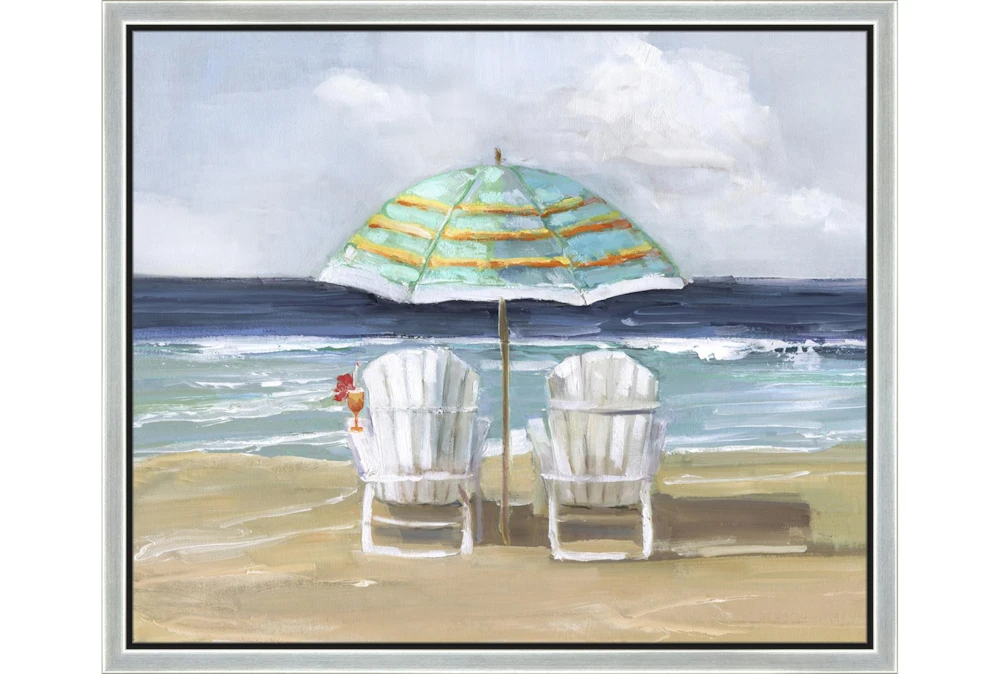 26X22 Beach Chairs With Silver Frame