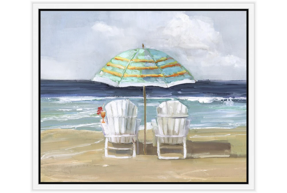 26X22 Beach Chairs With White Frame