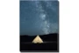 30X40 Remote Accommodations Under Night Sky With Gallery Wrap Canvas - Signature